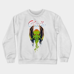 Green Cthulhu Crewneck Sweatshirt